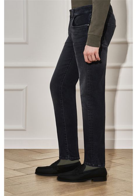 PT Torino Jeans Super Slim Swing in Denim Stretch Soft Nero Uomo PT TORINO | Pantaloni | C5-DP05Z0MI38